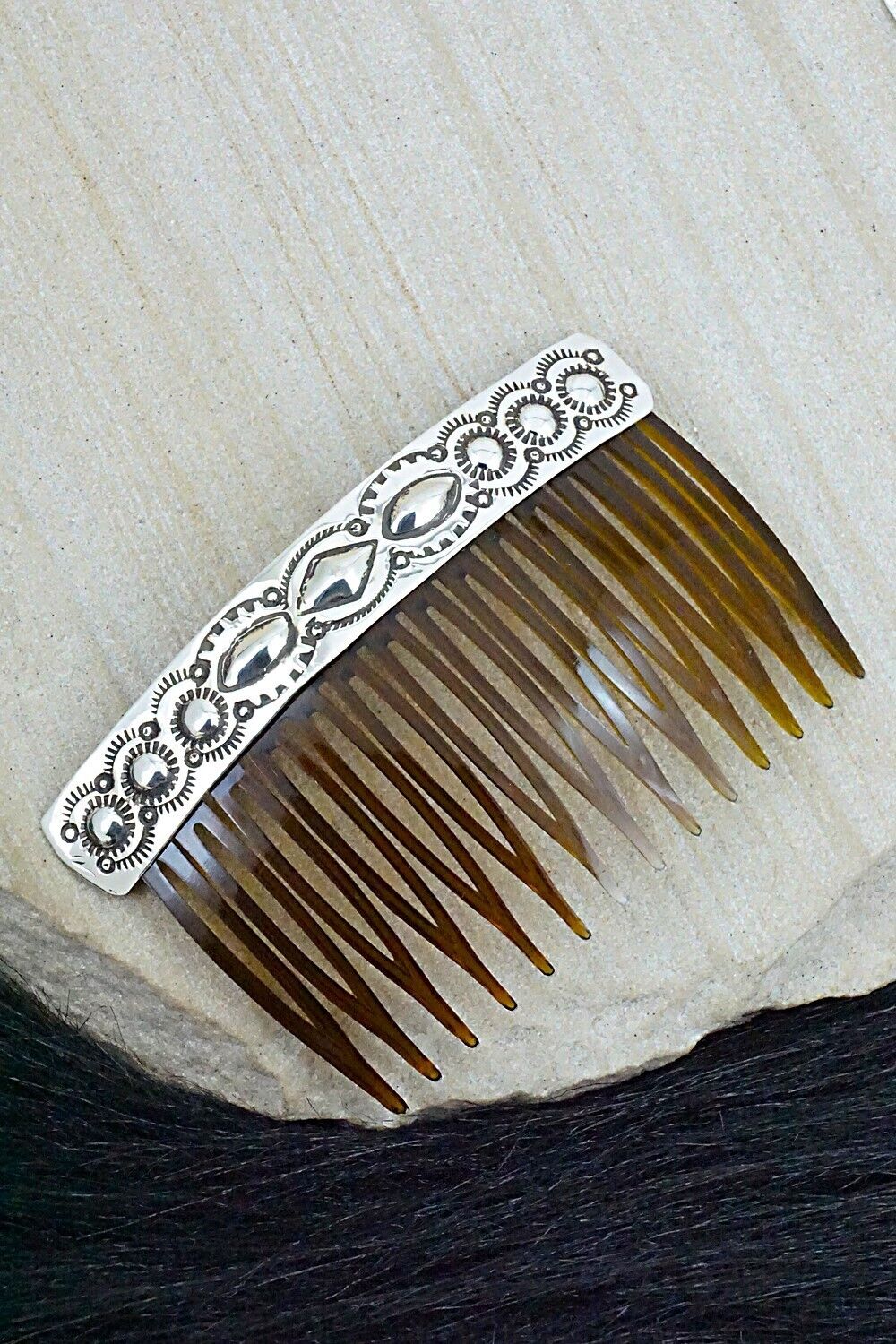 Sterling Silver Hair Combs - Jennie Blackgoat