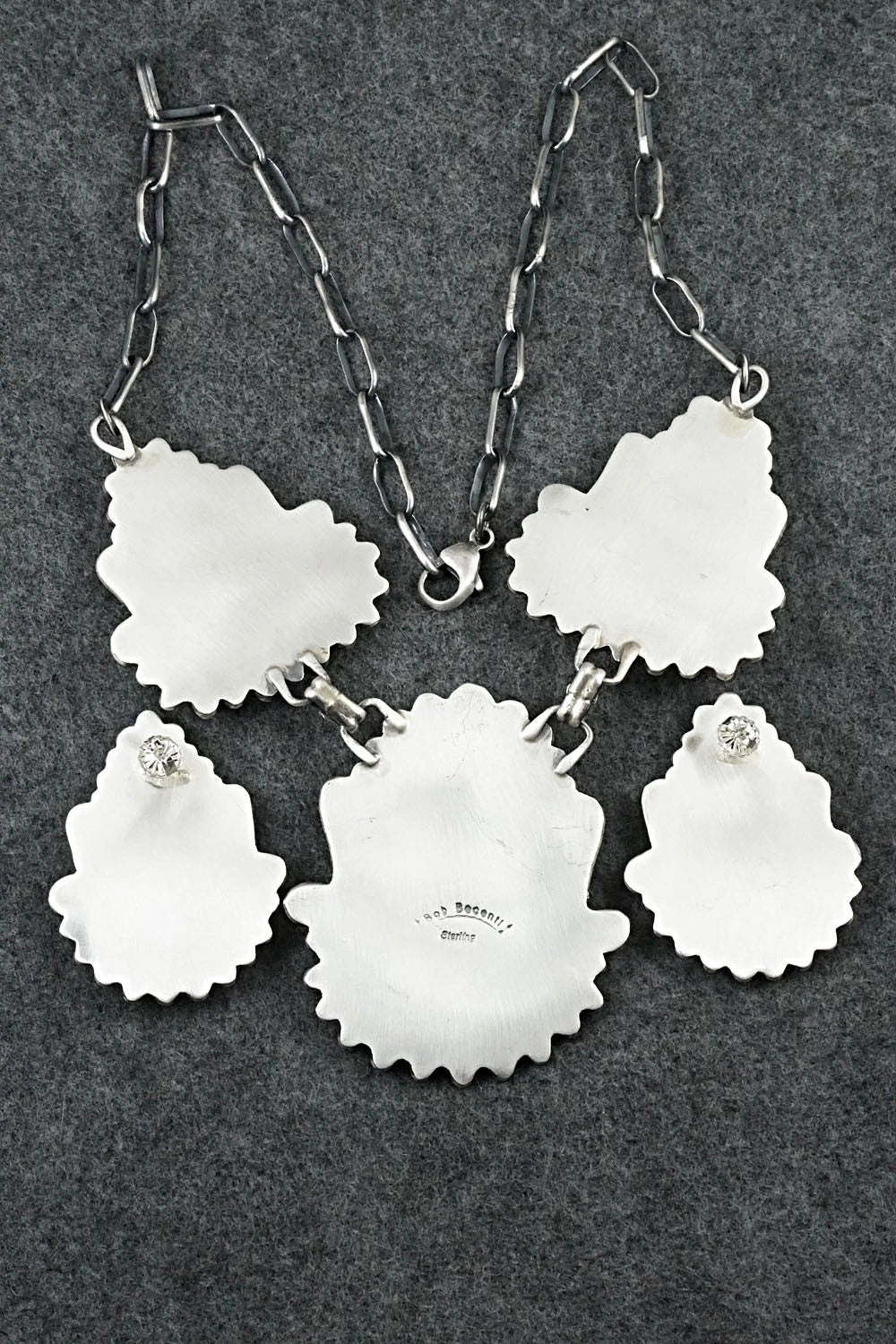 Turquoise & Sterling Silver Necklace and Earrings Set - Bob Becenti