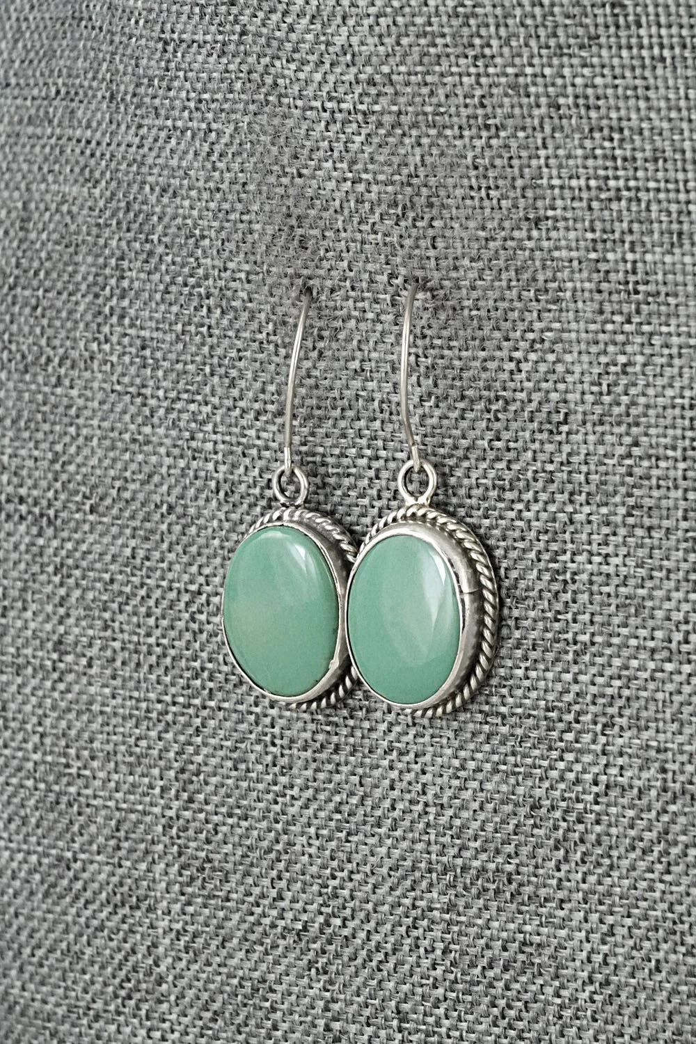 Turquoise & Sterling Silver Earrings - Rosemary Saunders