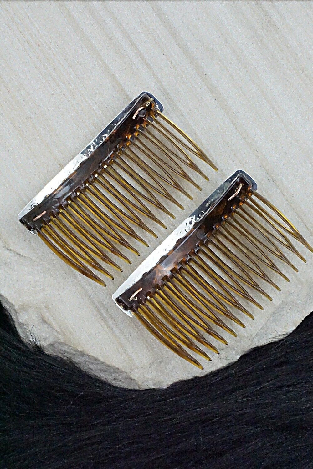 Sterling Silver Hair Combs - Jennie Blackgoat