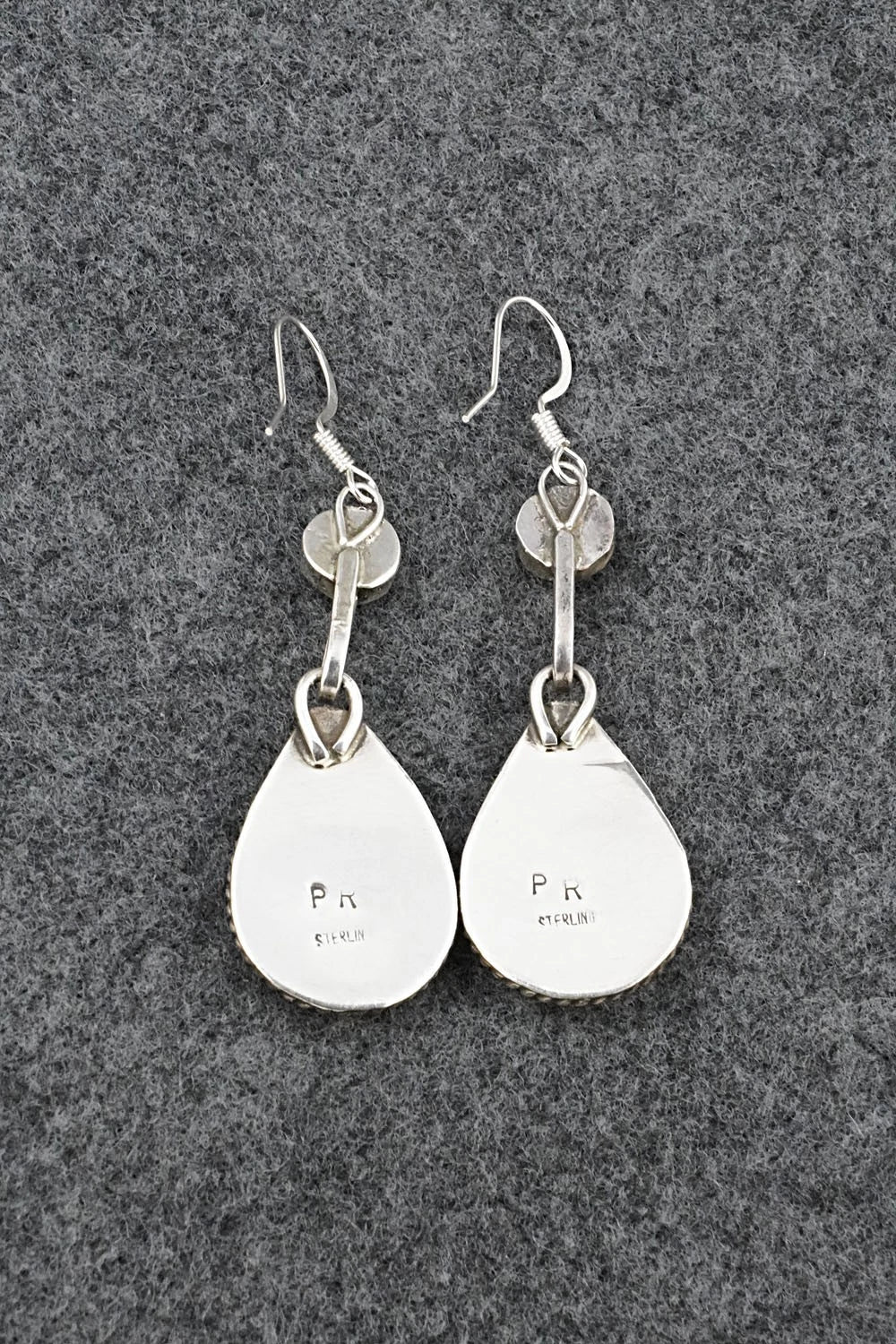 Turquoise & Sterling Silver Earrings - Priscilla Reeder