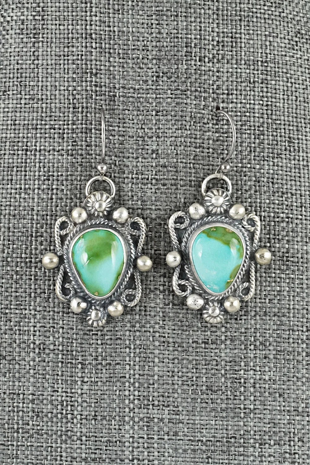 Turquoise & Sterling Silver Squash Blossom Set - Kathleen Livingston