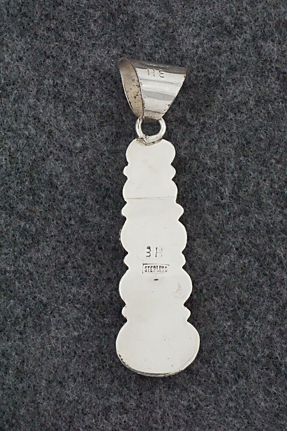 Turquoise & Sterling Silver Pendant - Ernest Hawthorne