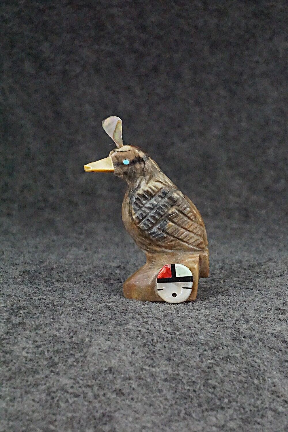 Quail Zuni Fetish Carving - Darrin Boone