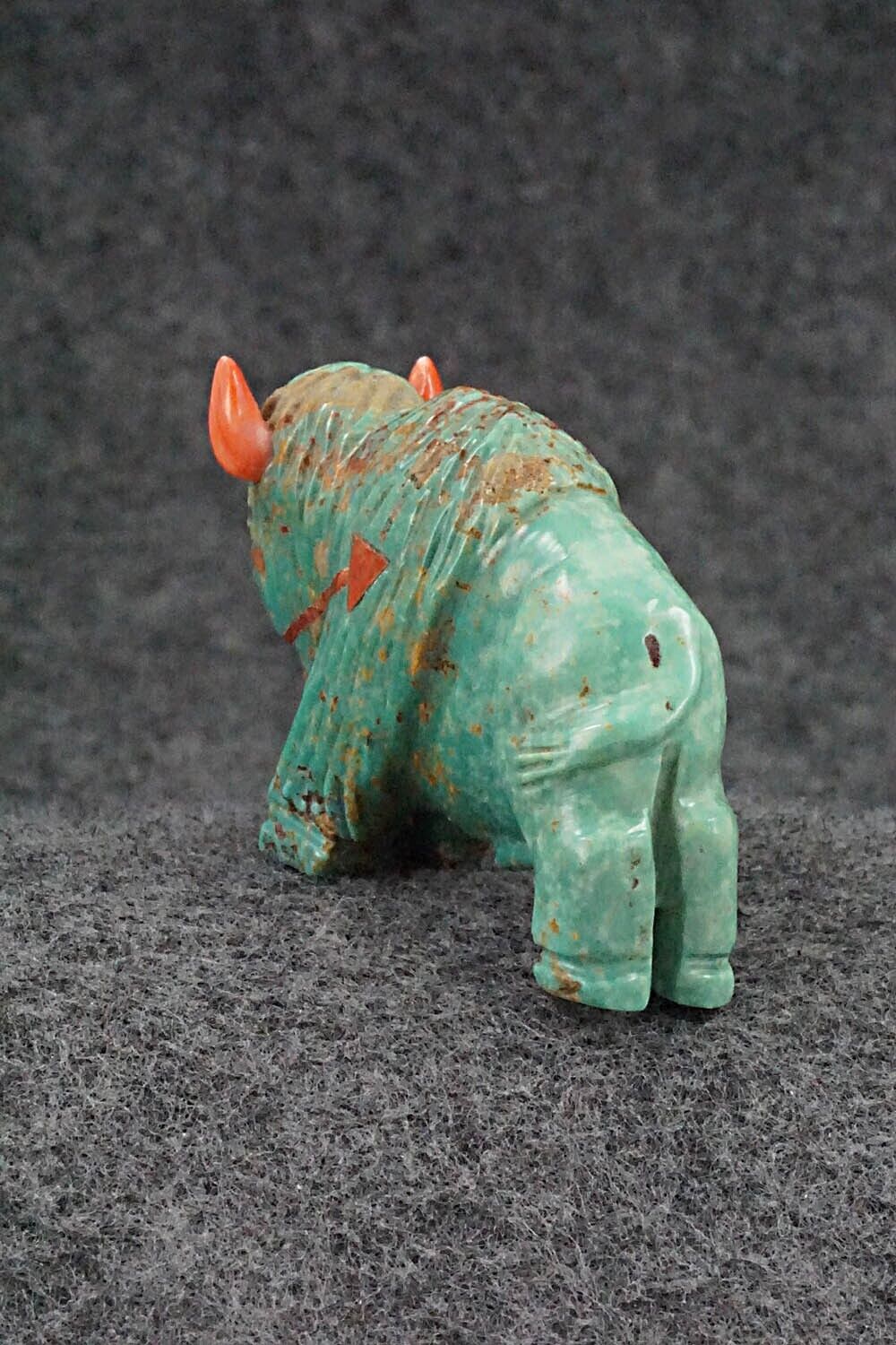 Buffalo Zuni Fetish Carving - Andres Quandelacy