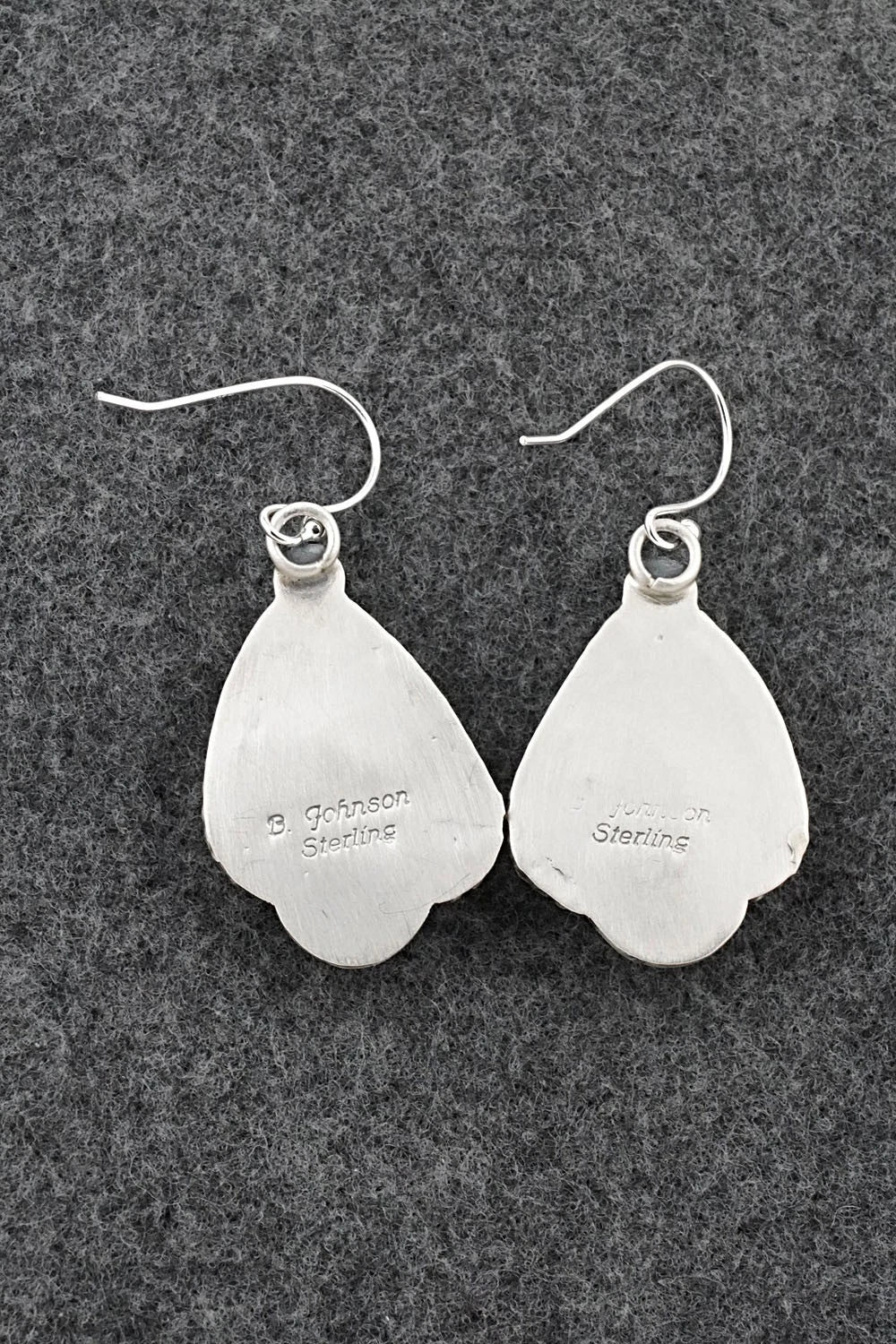 Turquoise & Sterling Silver Earrings - Bobby Johnson