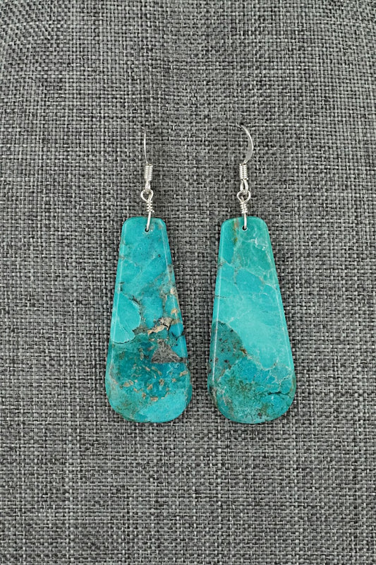 Turquoise & Sterling Silver Earrings - Tammy Nolcot