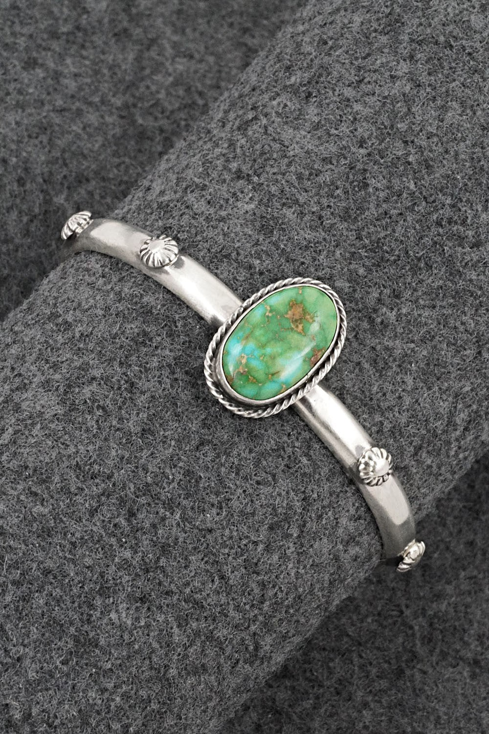 Turquoise & Sterling Silver Bracelet - Samuel Yellowhair