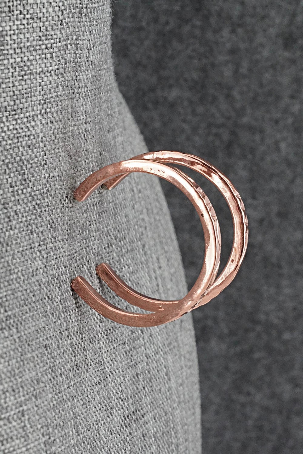 Copper Hoop Earrings - Elaine Tahe
