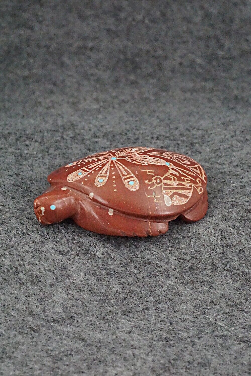 Turtle Zuni Fetish Carving - Adrian Cachini