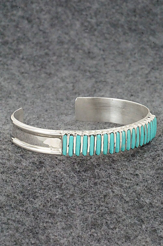 Turquoise & Sterling Silver Bracelet - Lucy Sheyka