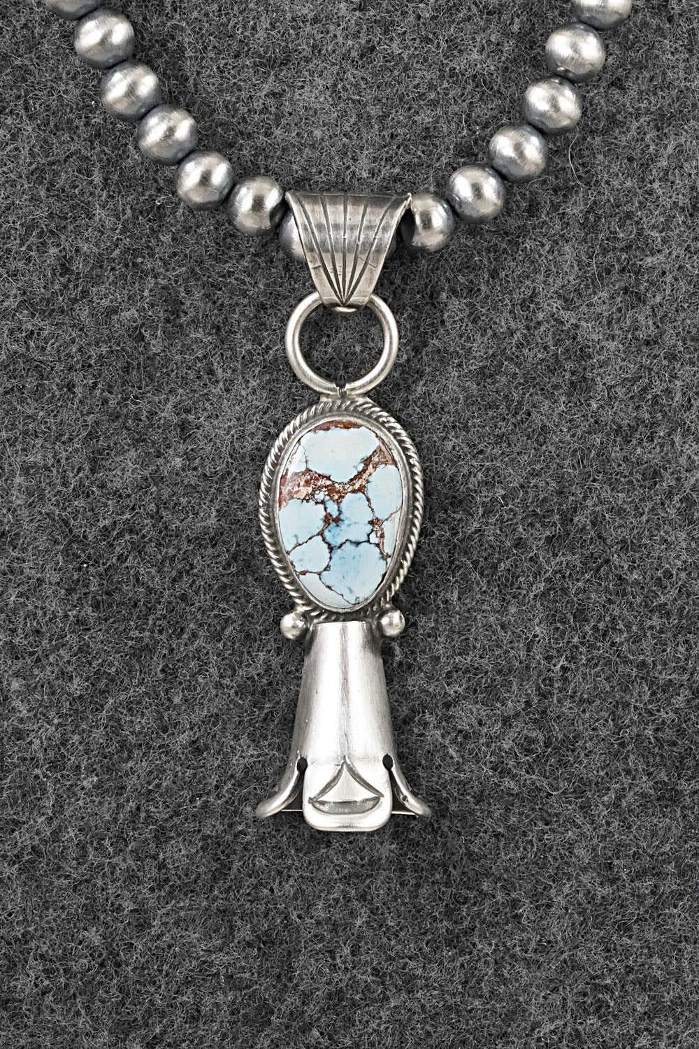 Turquoise & Sterling Silver Necklace - Sharon McCarthy