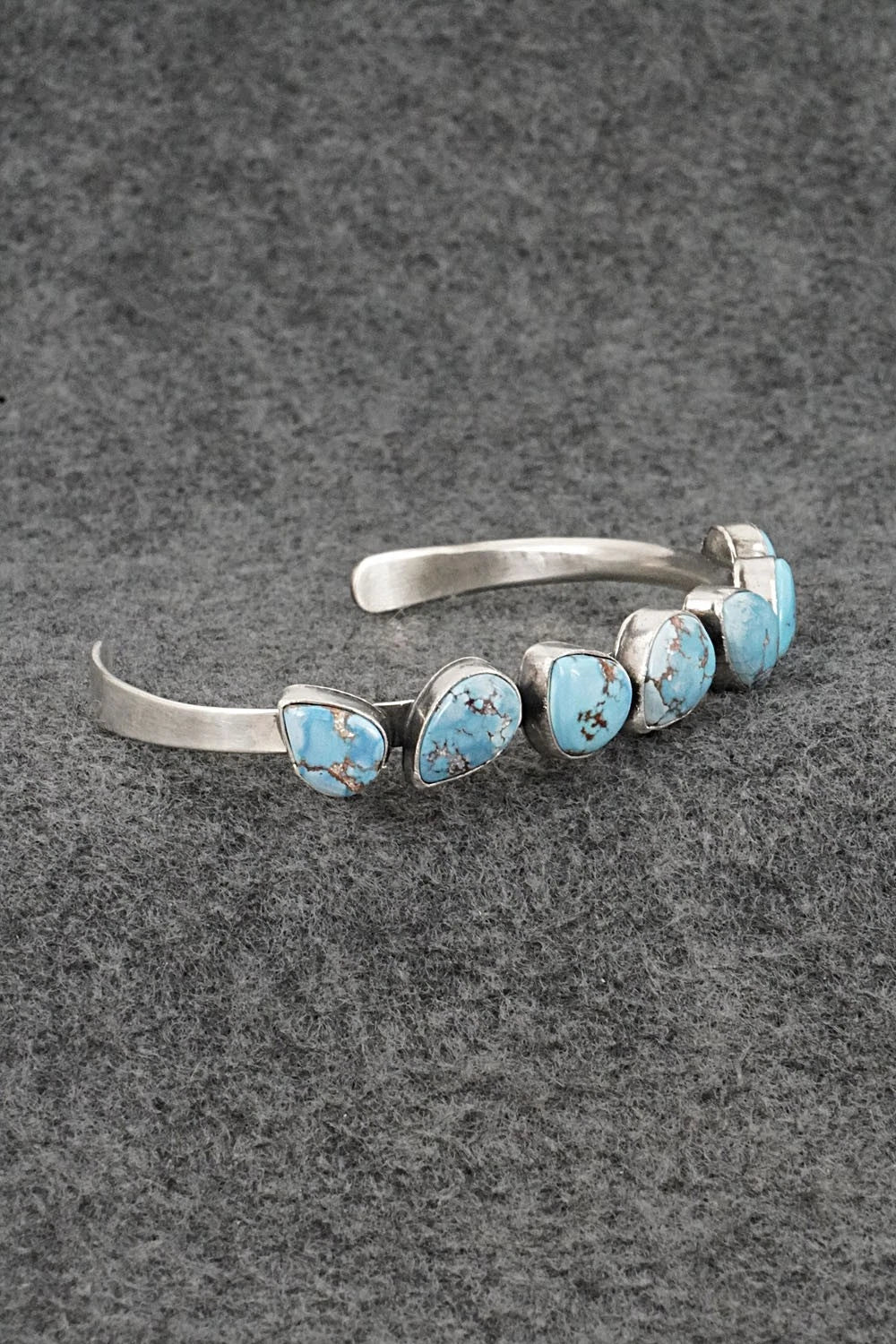 Turquoise & Sterling Silver Bracelet - Verley Betone