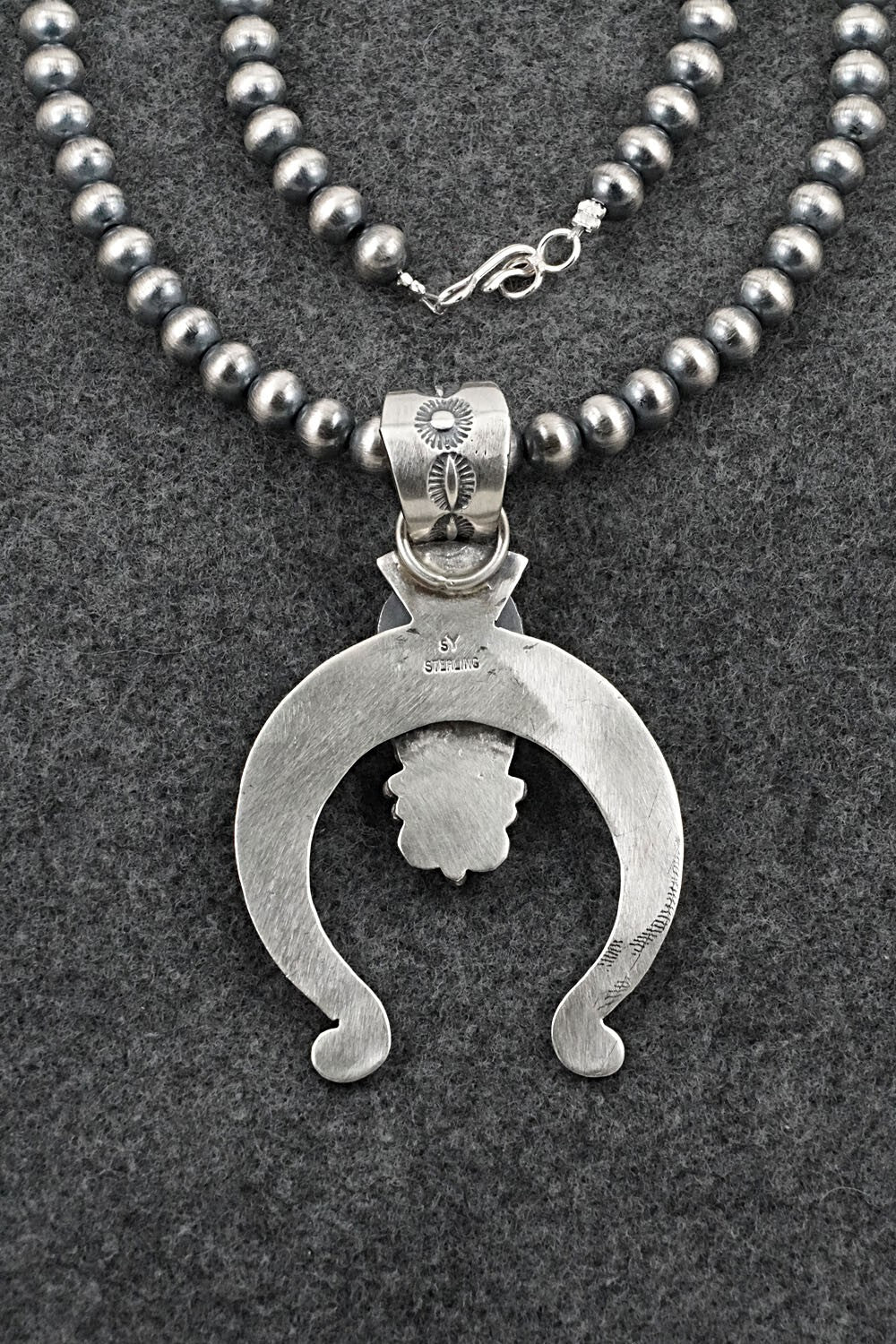 Turquoise & Sterling Silver Necklace - Samuel Yellowhair