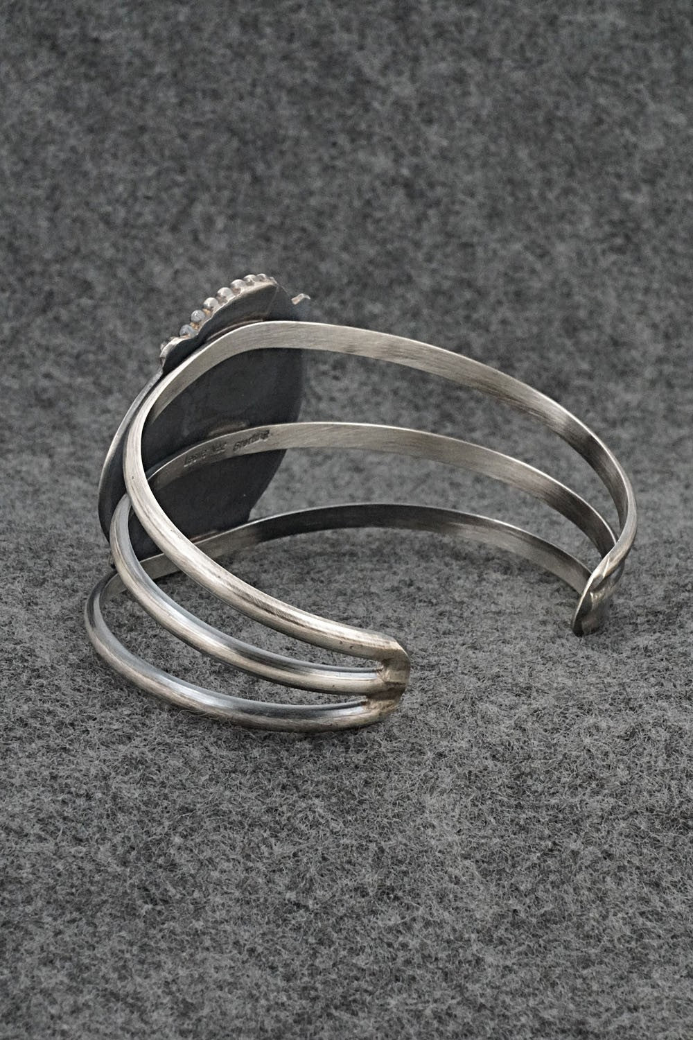 Turquoise & Sterling Silver Bracelet - Leslie Nez