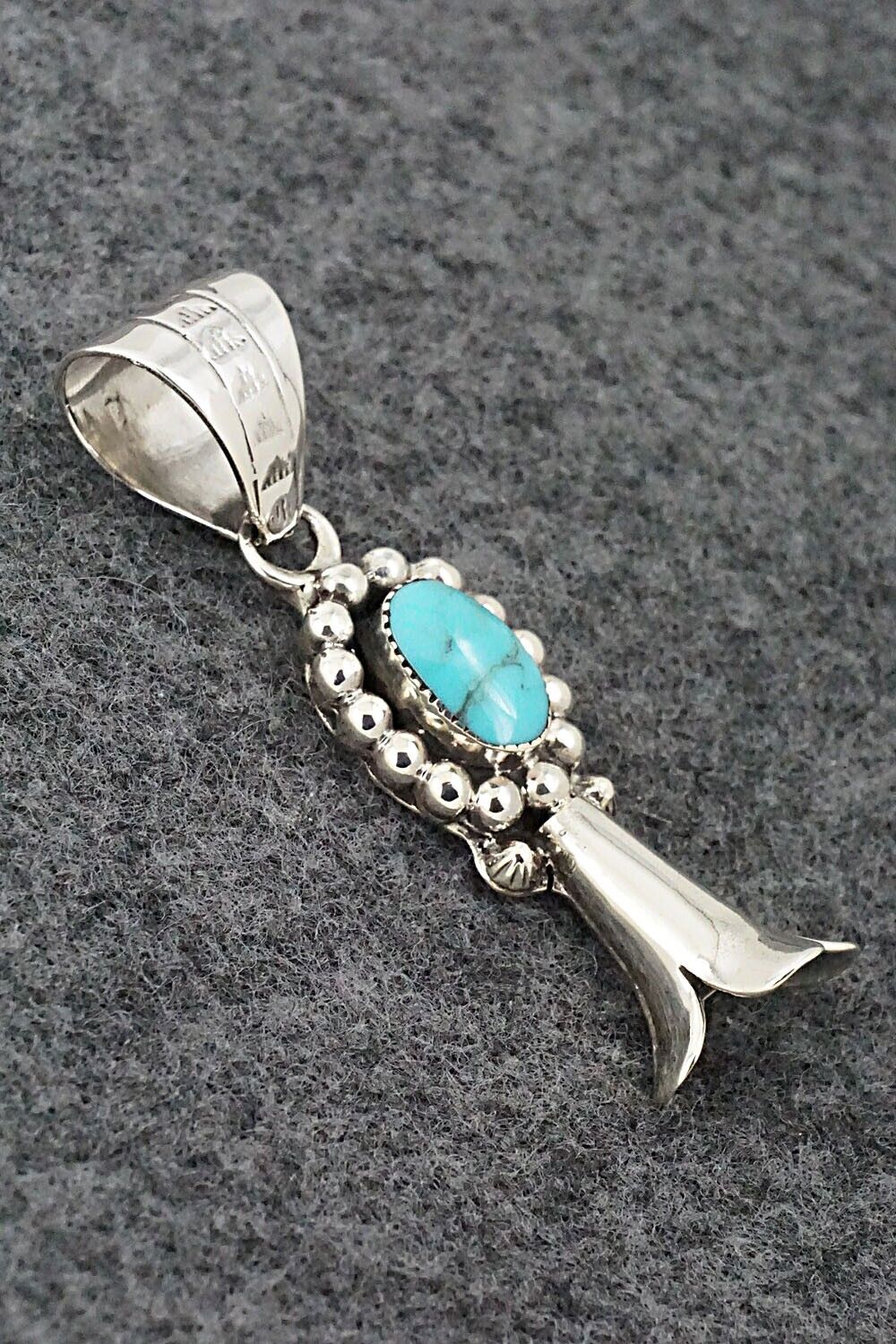 Turquoise & Sterling Silver Pendant - Patsy Lee