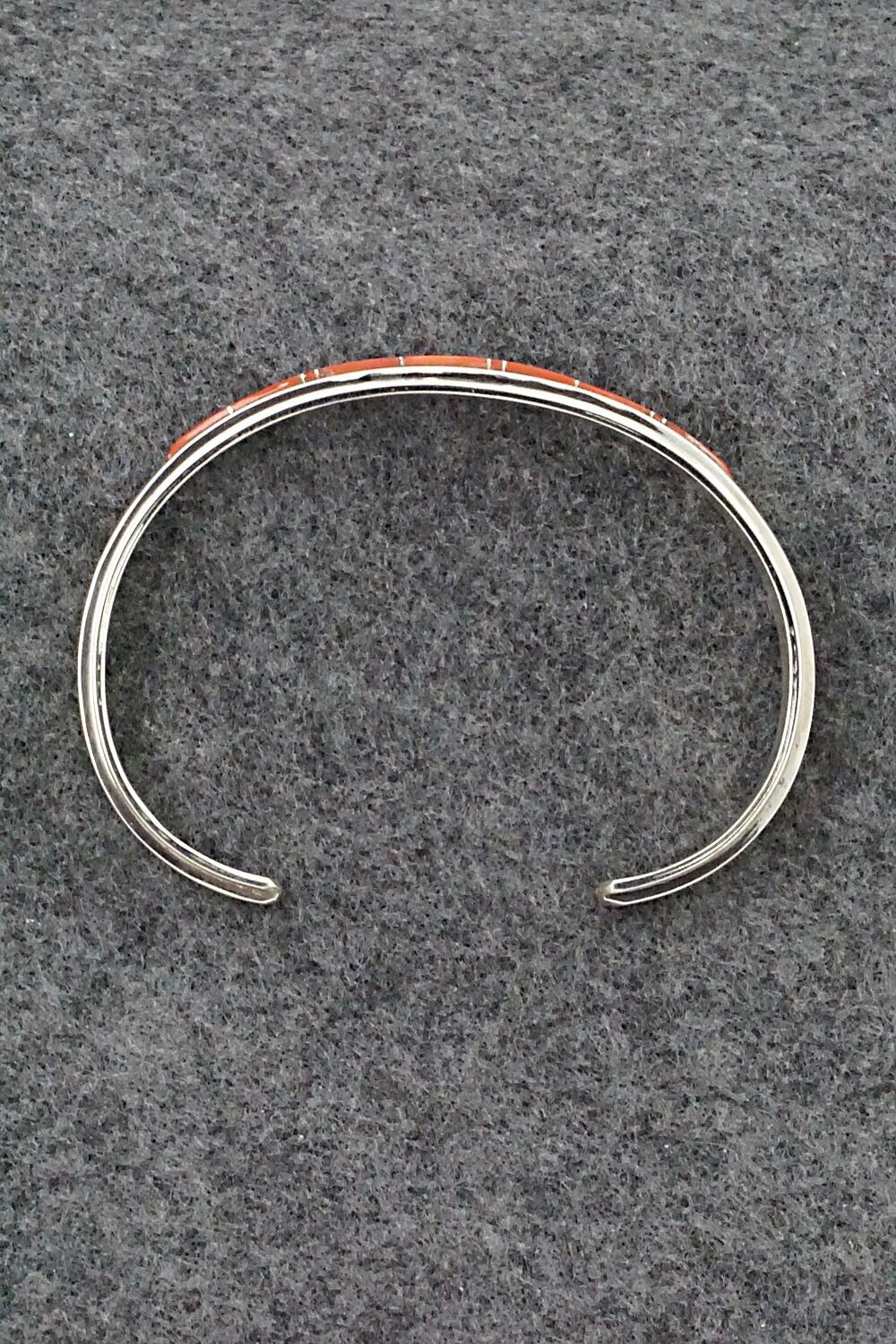 Coral & Sterling Silver Bracelet - Wilbert Muskett