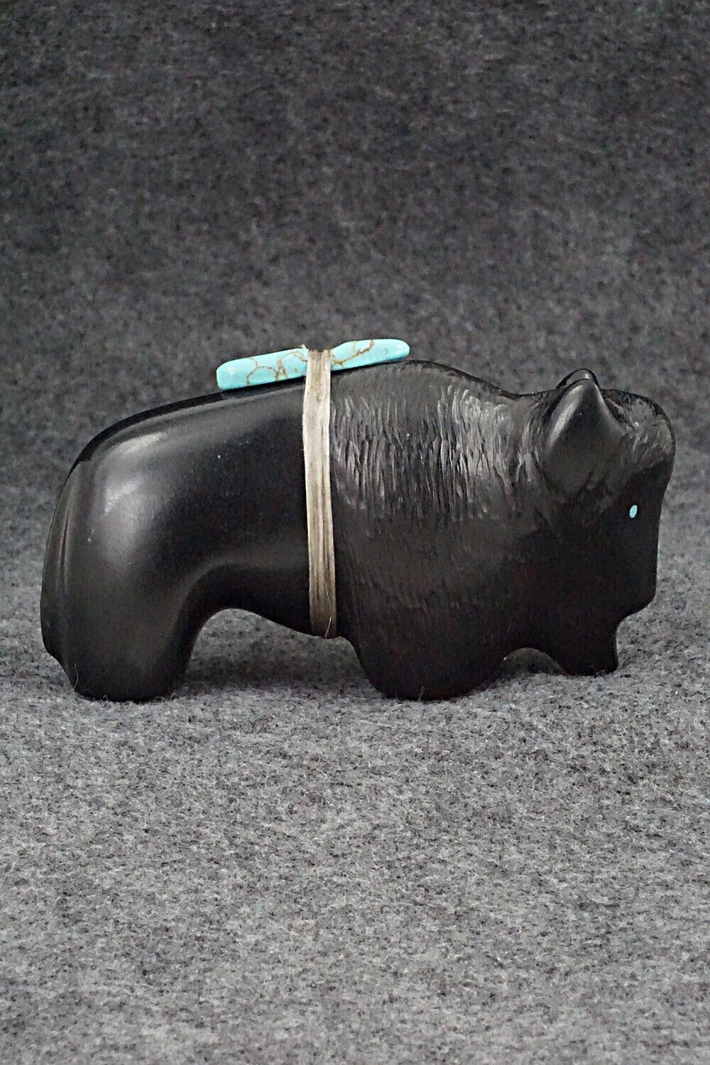 Buffalo Zuni Fetish Carving - Herbert Halate