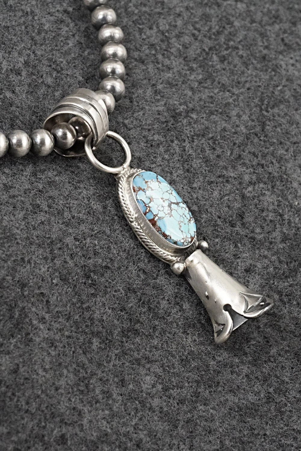 Turquoise & Sterling Silver Necklace - Sharon McCarthy