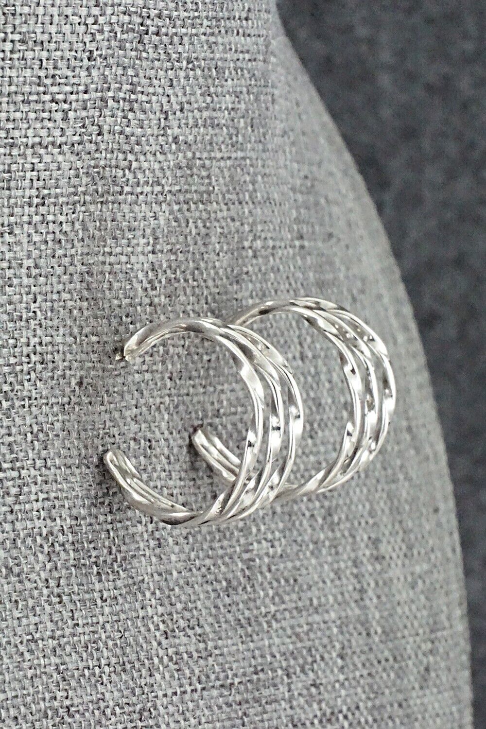 Sterling Silver Hoop Earrings - Ben Tahe