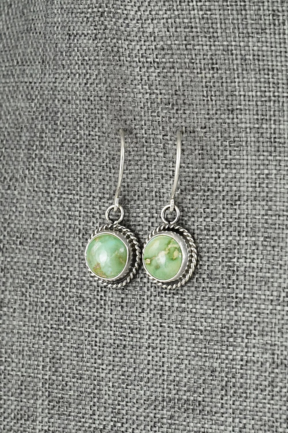 Turquoise & Sterling Silver Earrings - Rosemary Saunders