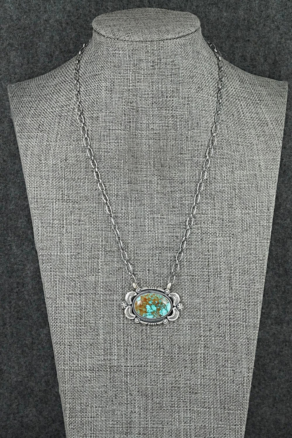 Turquoise & Sterling Silver Necklace - Daniel Benally