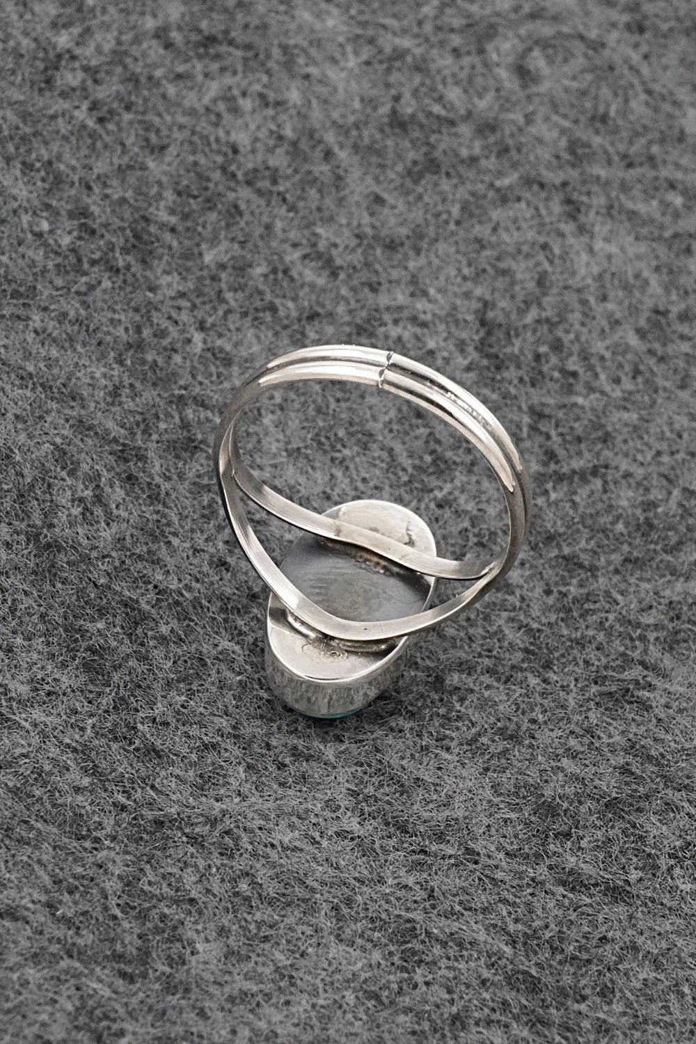 Turquoise & Sterling Silver Ring - Rosemary Saunders - Size 9