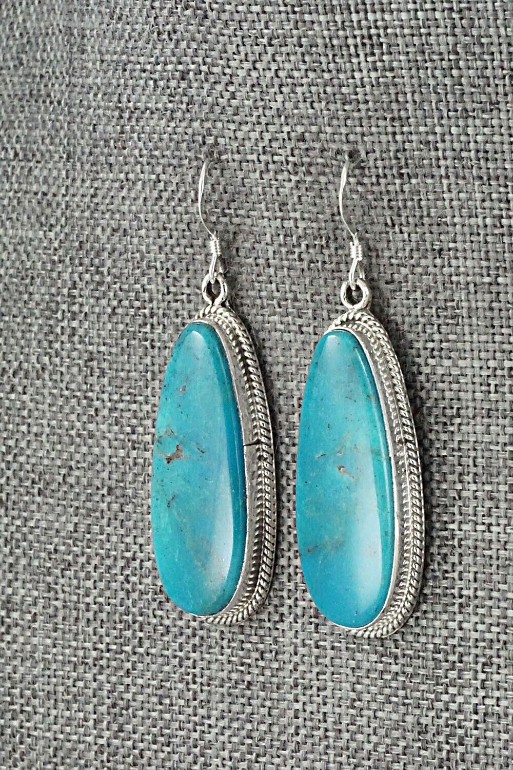 Turquoise and Sterling Silver Earrings - Sharon McCarthy