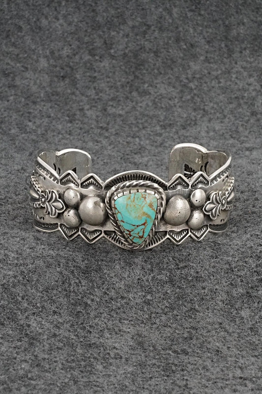 Turquoise & Sterling Silver Bracelet - Roland Dixson