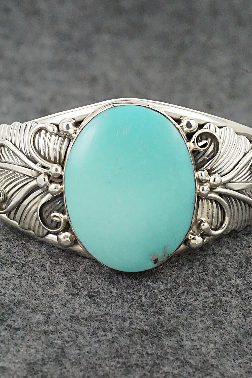 Turquoise & Sterling Silver Bracelet - Gilbert Smith