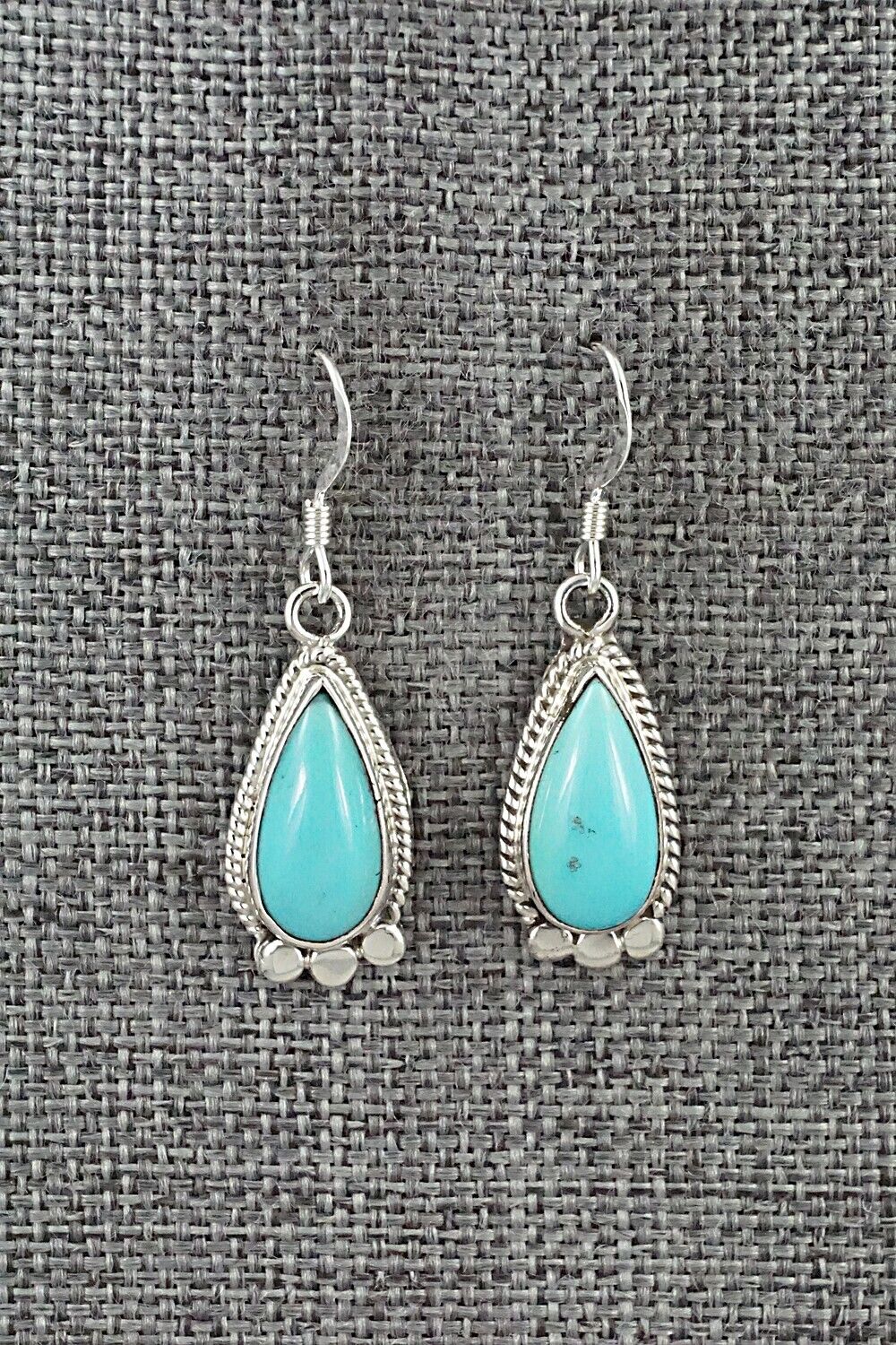 Turquoise and Sterling Silver Earrings - Sharon McCarthy