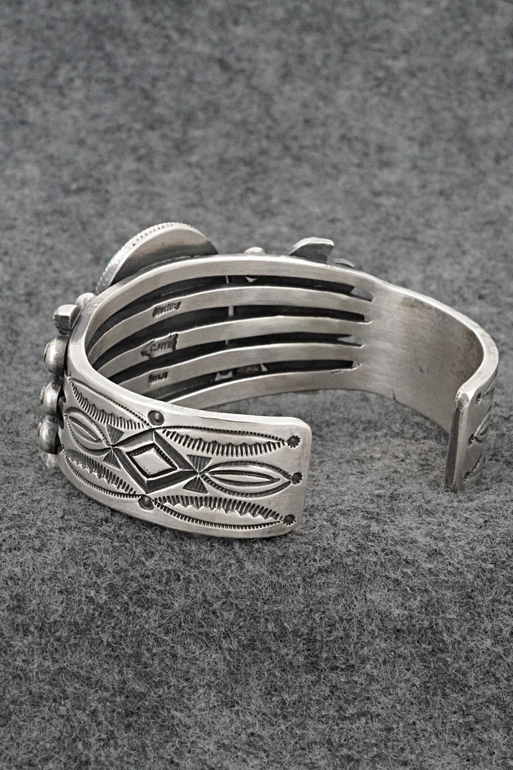 Turquoise & Sterling Silver Bracelet - Calvin Martinez