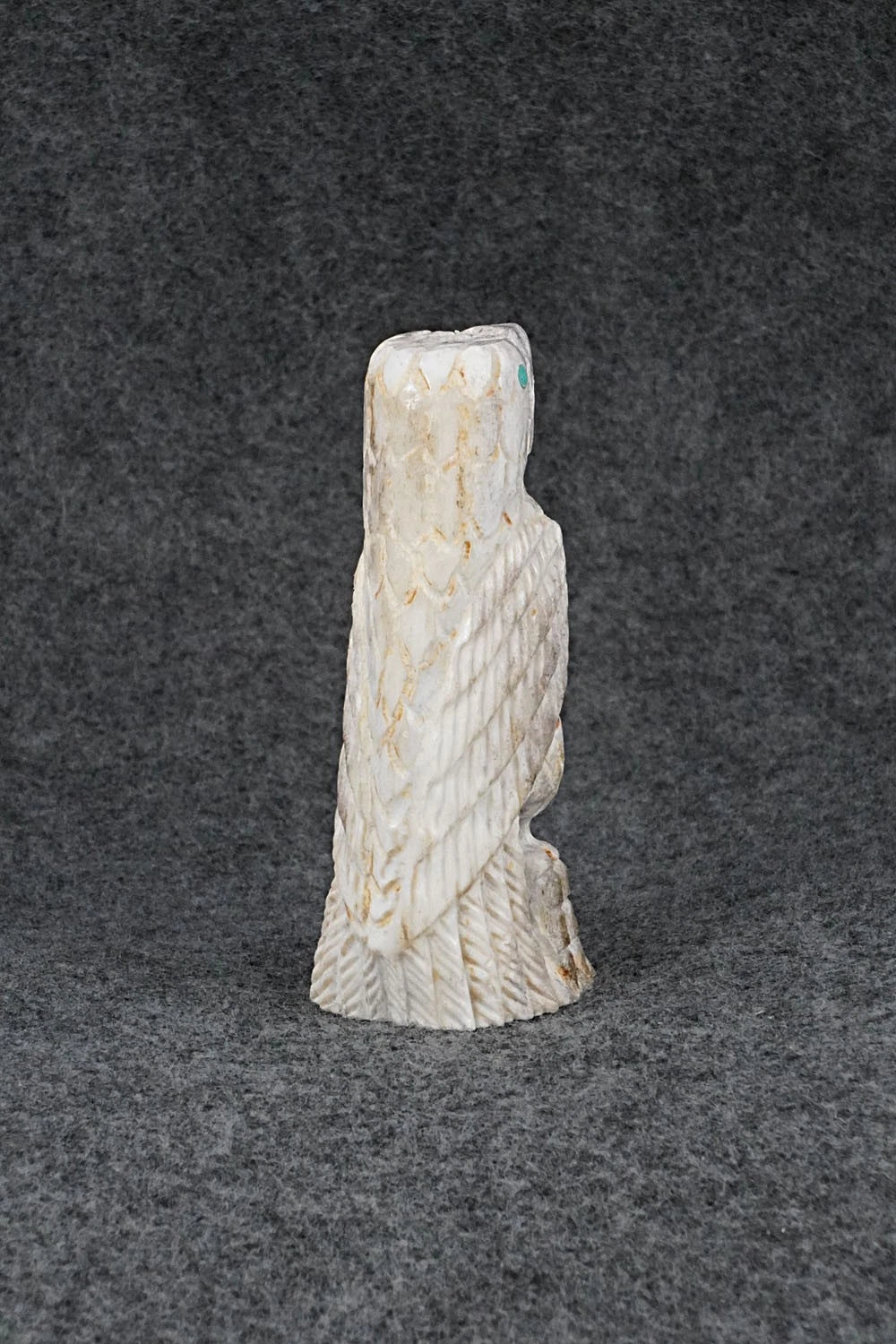 Eagle Zuni Fetish Carving - Garrick Weeka