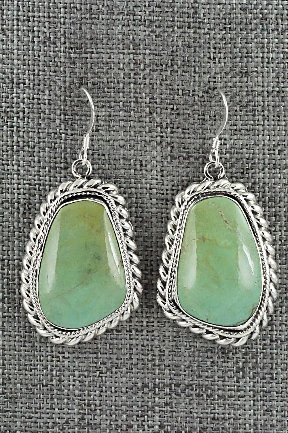 Turquoise & Sterling Silver Earrings - Sharon McCarthy