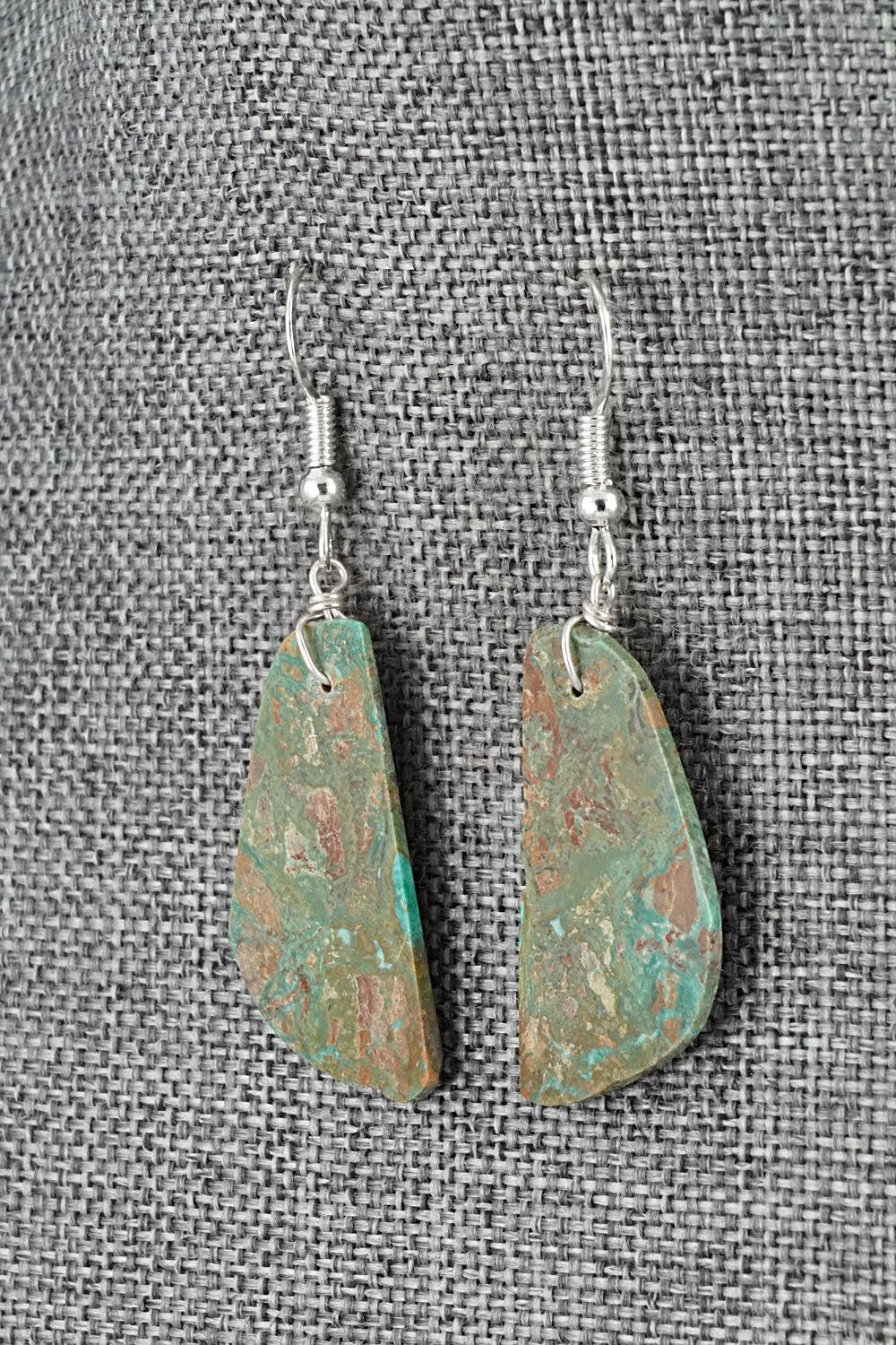 Turquoise & Sterling Silver Earrings - Tammy Nolcot