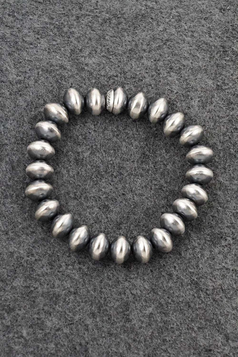 Sterling Silver Navajo Pearl Bracelet - Bryannen Halwood