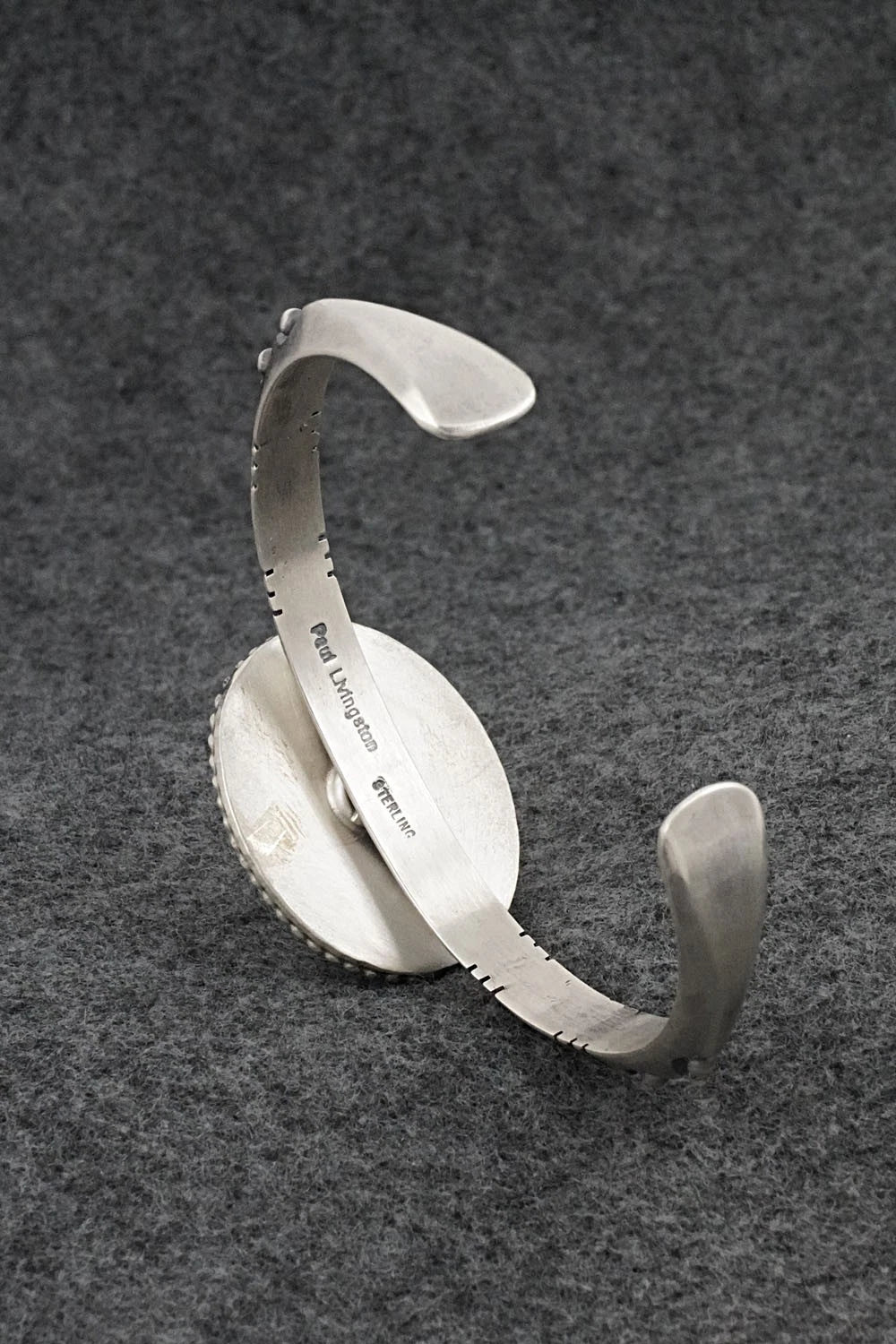 White Buffalo & Sterling Silver Bracelet - Paul Livingston
