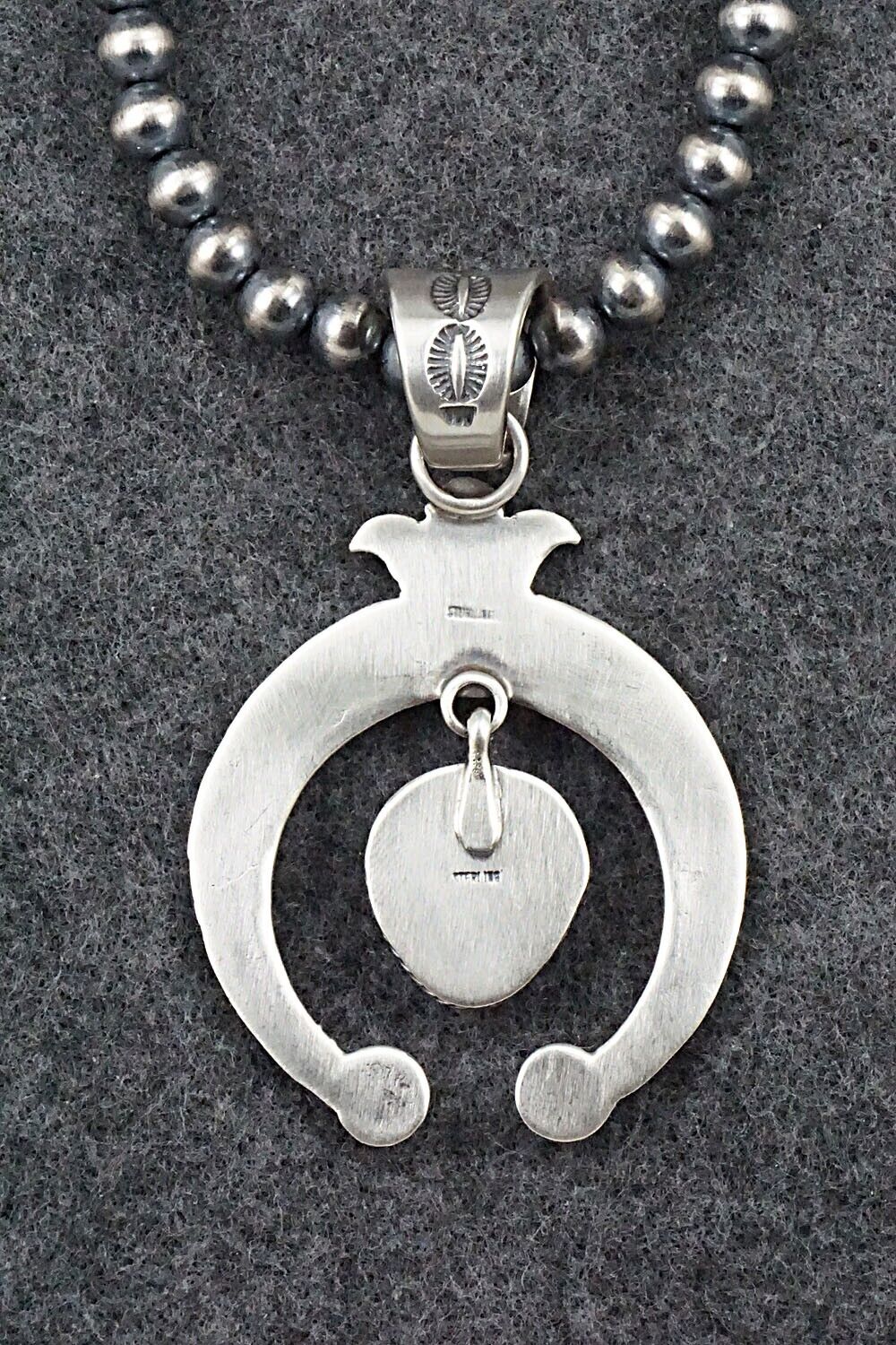 Turquoise & Sterling Silver Naja Necklace - Paige Gordon