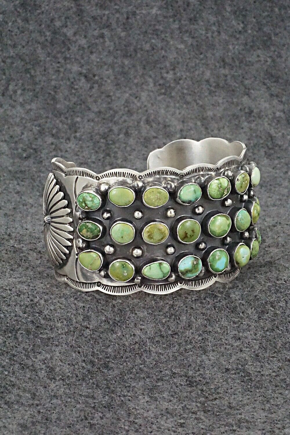 Turquoise & Sterling Silver Bracelet - Tom Lewis