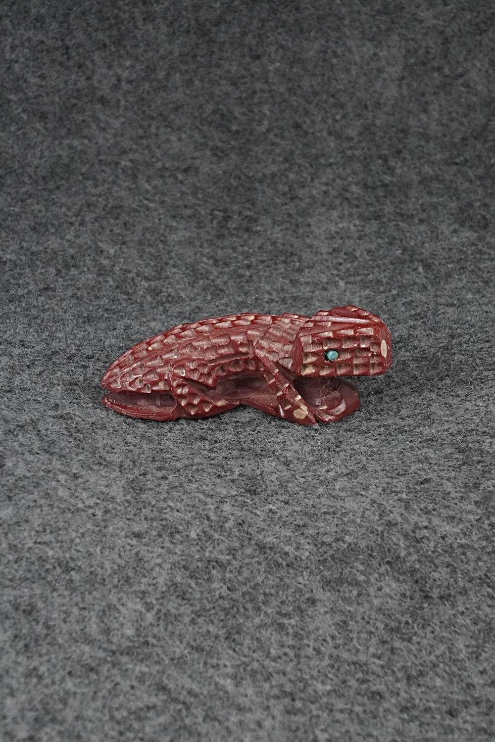 Horned Toad Zuni Fetish Carving - Jenson Charlie