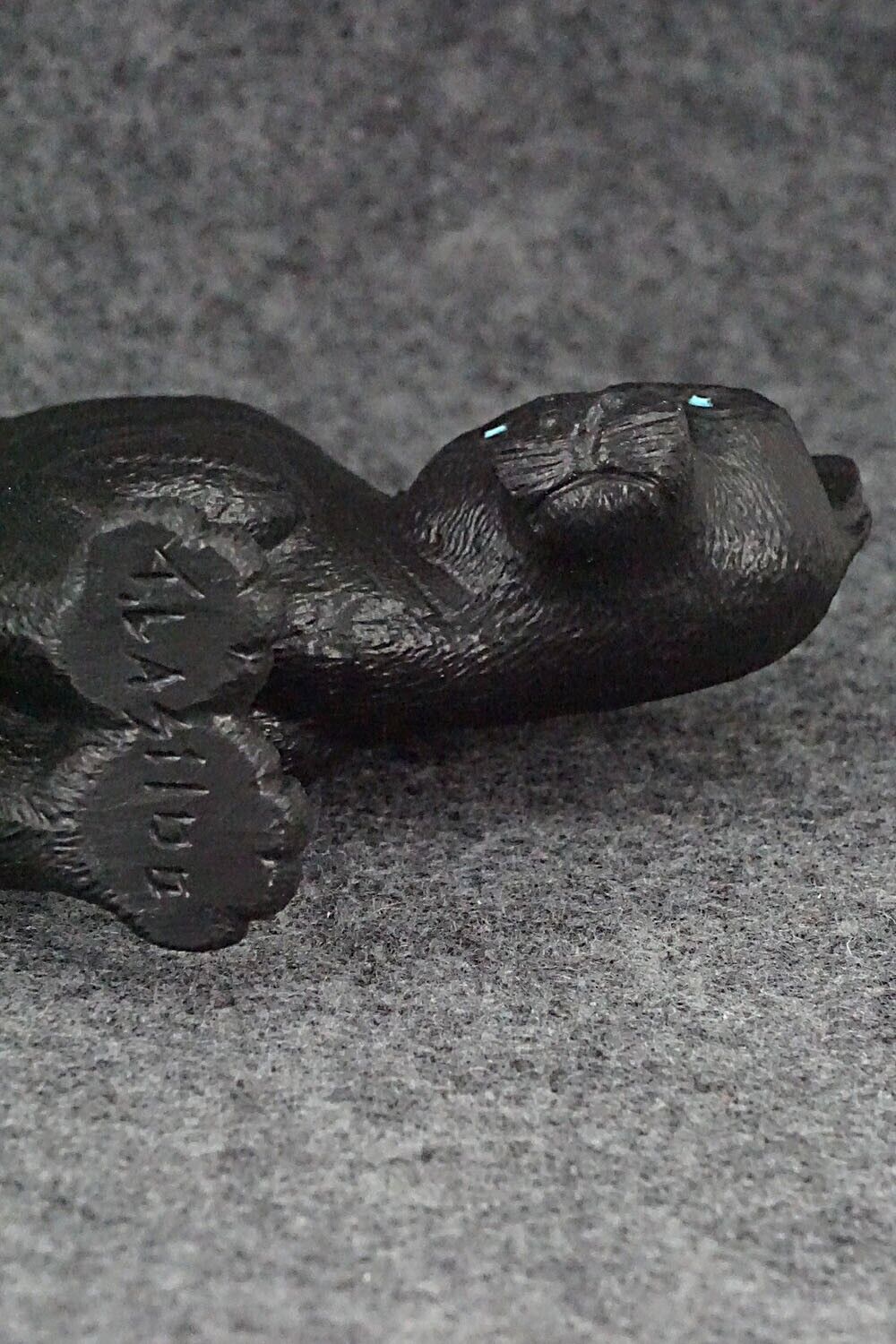 Mountain Lion Zuni Fetish Carving - Travis Lasiloo