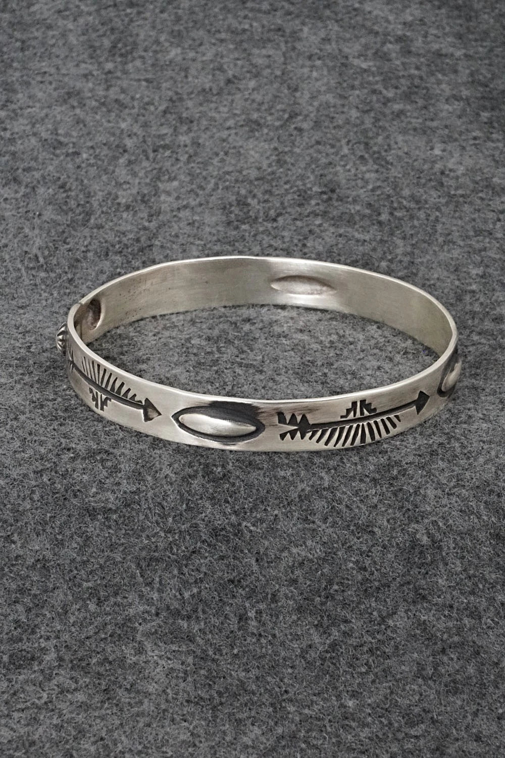 Sterling Silver Bangle Bracelet - Elvira Bill