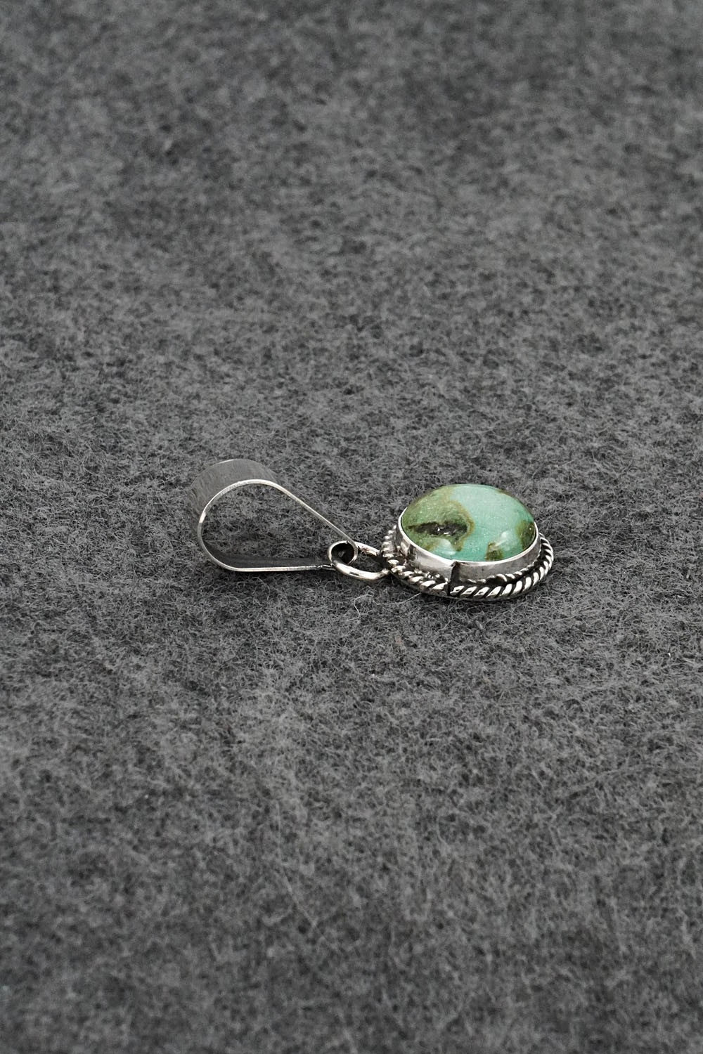 Turquoise & Sterling Silver Pendant - Rosemary Saunders