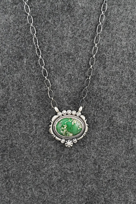 Turquoise & Sterling Silver Necklace - Daniel Benally
