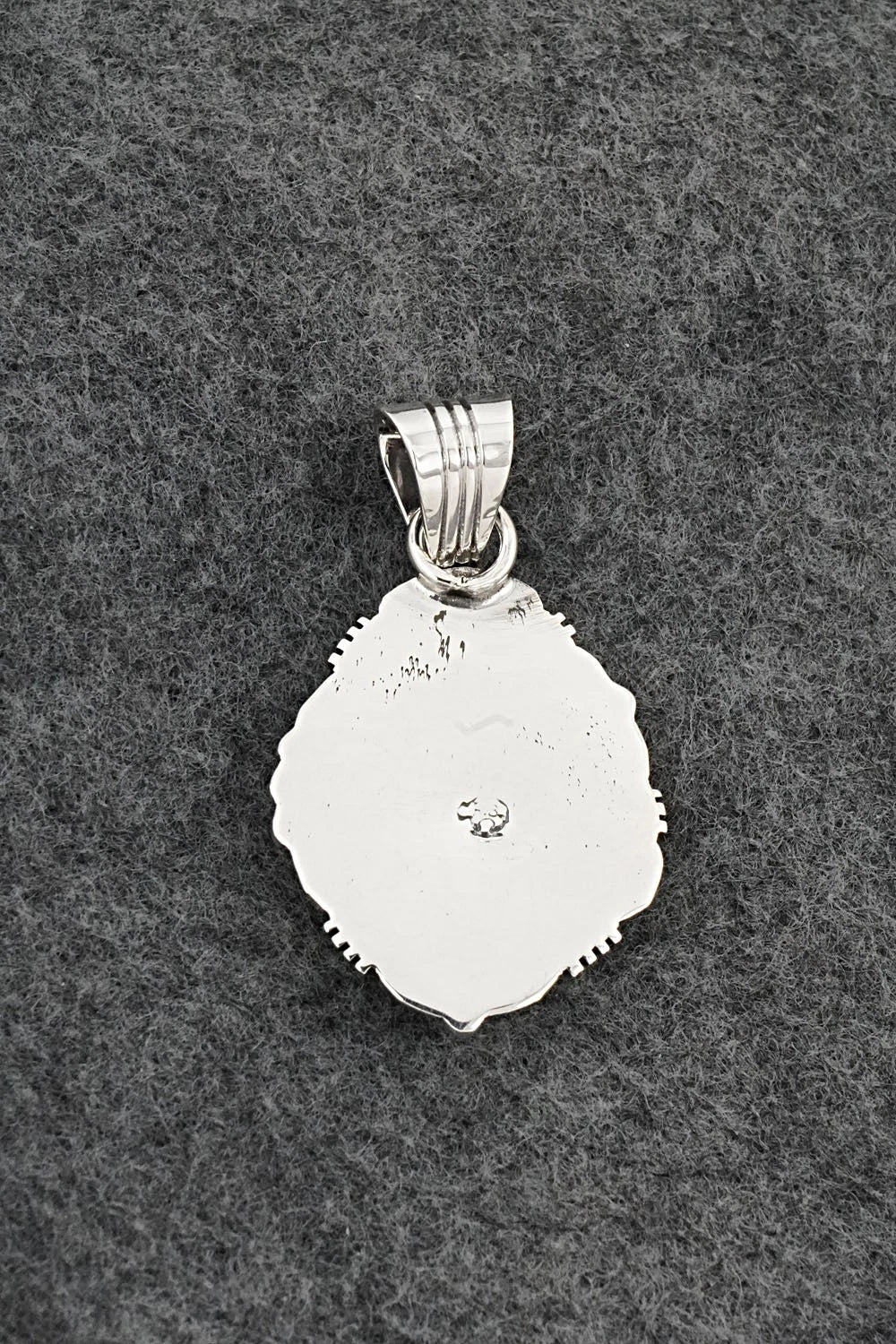 Turquoise & Sterling Silver Pendant - Marita Benally