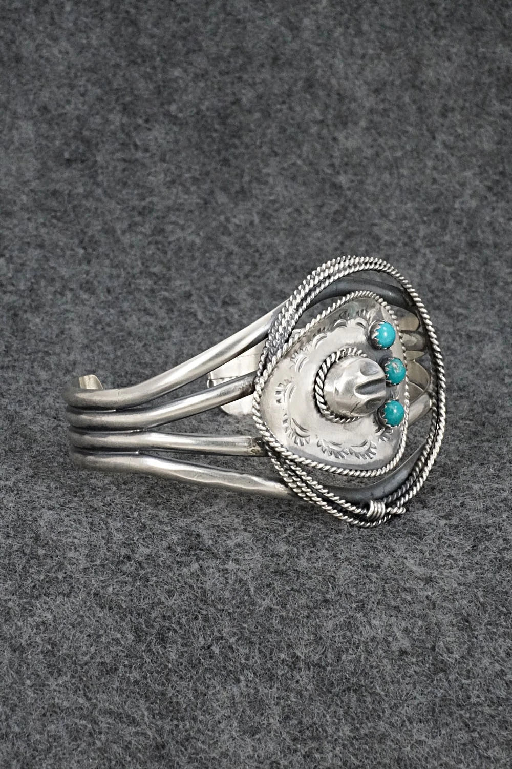 Turquoise & Sterling Silver Bracelet - Davey Morgan