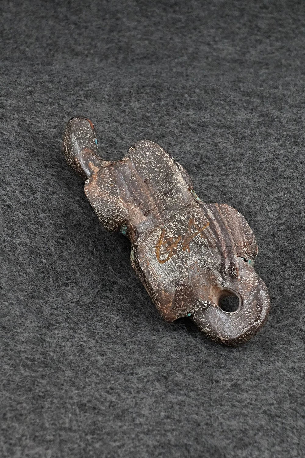 Lizard Zuni Fetish Carving - Harvey Kallestewa