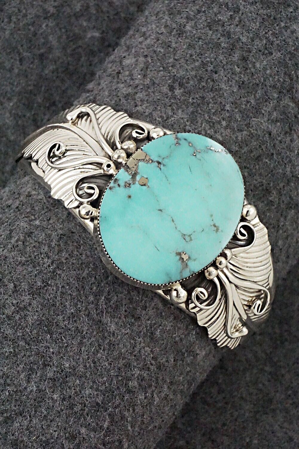 Turquoise & Sterling Silver Bracelet - Gilbert Smith