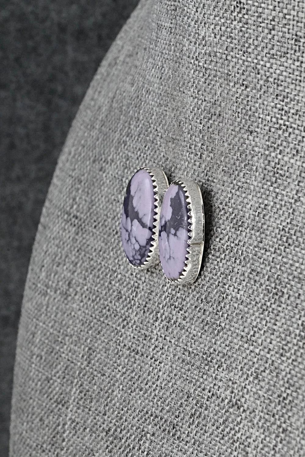 Morado & Sterling Silver Earrings - Murray Hannaweeka