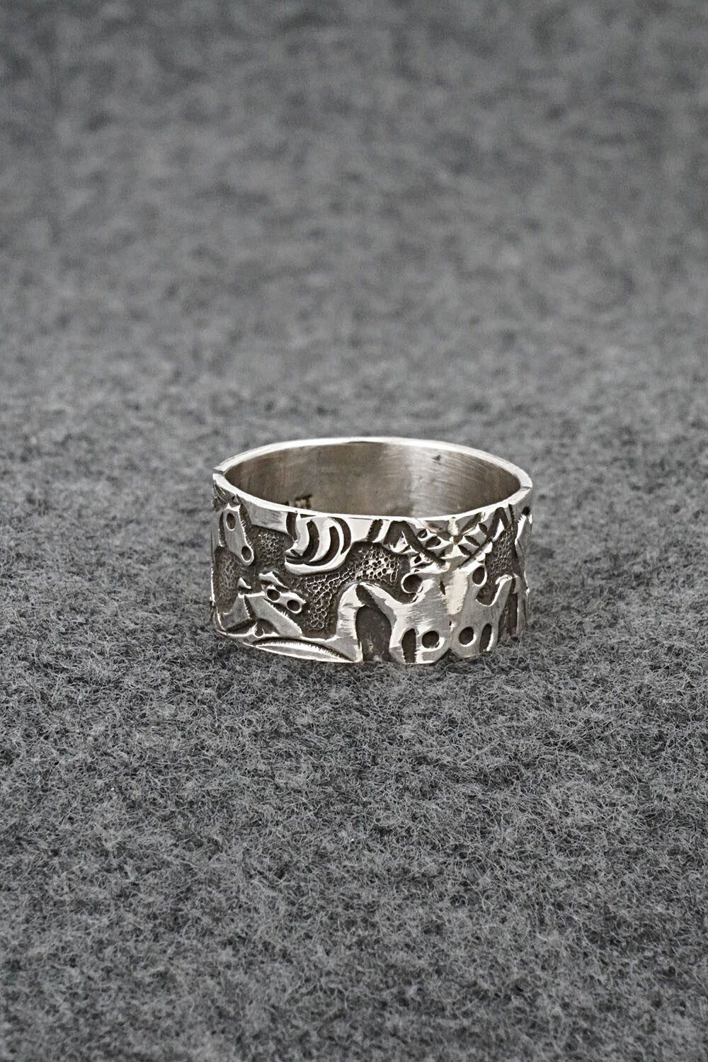 Sterling Silver Ring - Lloyd Becenti - Size 9.5